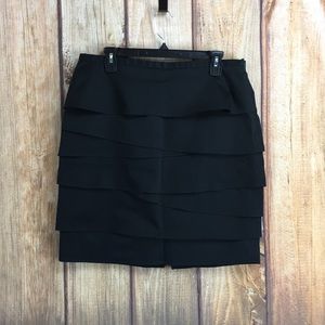 💸Kennar black Tiered dress skirt size 12